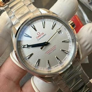 Đồng Hồ Omega Fake 11 Seamaster Aqua Terra Mặt Trắng Xưởng VS 41mm (1)