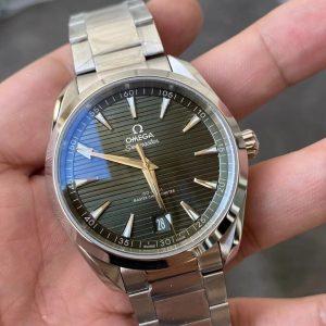 Đồng Hồ Omega Fake 11 Seamaster Aqua Terra Mặt Xanh Xưởng VS 41mm (4)