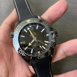 Đồng Hồ Omega Planet Ocean GMT Gốm Đen Xưởng VS Factory 45 (7)