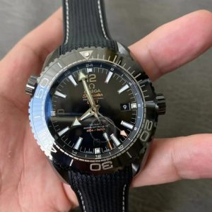 Đồng Hồ Omega Planet Ocean GMT Gốm Đen Xưởng VS Factory 45 (7)