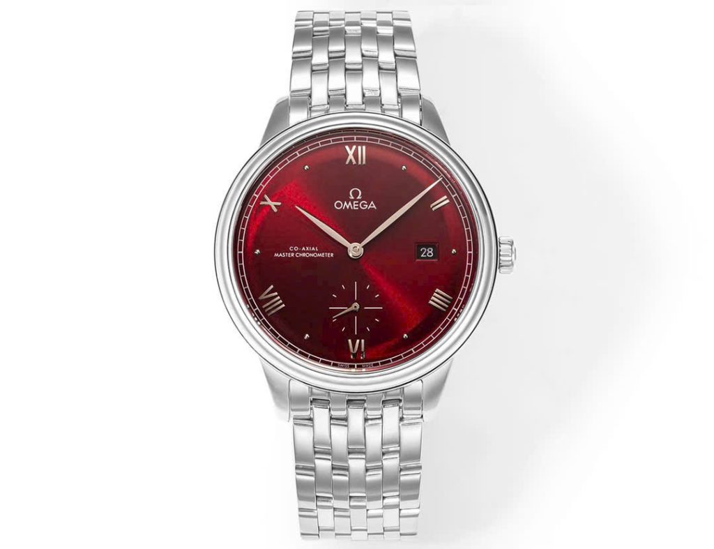Đồng Hồ Omega Rep 11 Co-xial Master Chronometer Mặt Đỏ Mận 40mm (1)