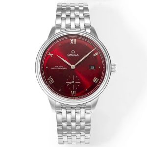 Đồng Hồ Omega Rep 11 Co-xial Master Chronometer Mặt Đỏ Mận 40mm (1)