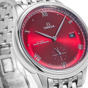 Đồng Hồ Omega Rep 11 Co-xial Master Chronometer Mặt Đỏ Mận 40mm (1)