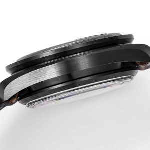 Đồng Hồ Omega Rep 11 SpeedMaster Vỏ Gốm Đen Dây Da Xưởng N1 42mm (1)