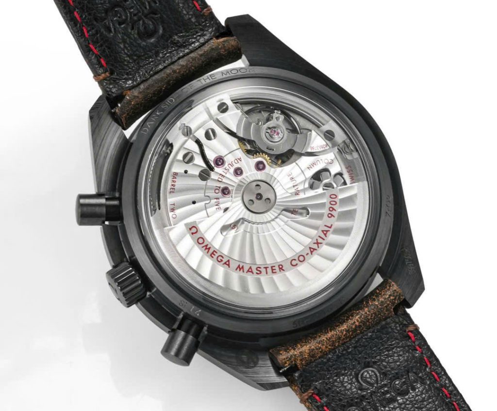 Đồng Hồ Omega Rep 11 SpeedMaster Vỏ Gốm Đen Dây Da Xưởng N1 42mm (1)