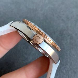 Đồng Hồ Omega Replica 11 Planet Ocean Gốm Trắng Xưởng VS 39 (1)