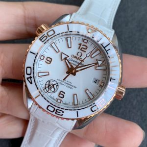 Đồng Hồ Omega Replica 11 Planet Ocean Gốm Trắng Xưởng VS 39 (1)