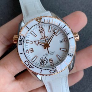 Đồng Hồ Omega Replica 11 Planet Ocean Gốm Trắng Xưởng VS 39 (1)