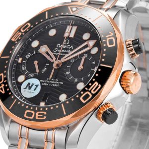 Đồng Hồ Omega Seamaster Dive Chronograph Dây Thép Xưởng N1 44mm (1)