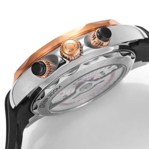 Đồng Hồ Omega Seamaster Dive Chronograph Demi Hồng Xưởng N1 44mm (3)