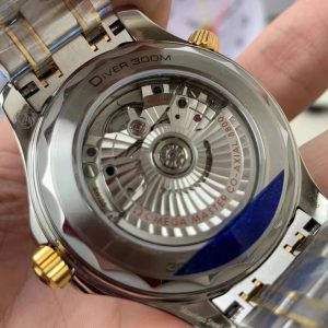 Đồng Hồ Omega Seamaster Replica Màu Demi Gold Xưởng VS 42mm (1)