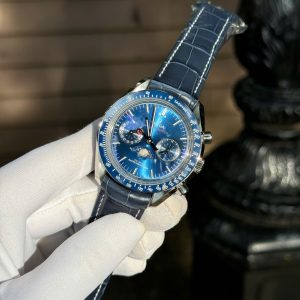 Đồng Hồ Omega SpeedMaster Chronograph Màu Xanh Dương 42mm (6)