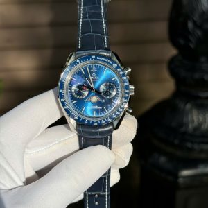 Đồng Hồ Omega SpeedMaster Chronograph Màu Xanh Dương 42mm (6)