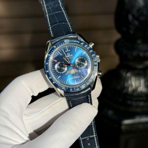 Đồng Hồ Omega SpeedMaster Chronograph Màu Xanh Dương 42mm (6)
