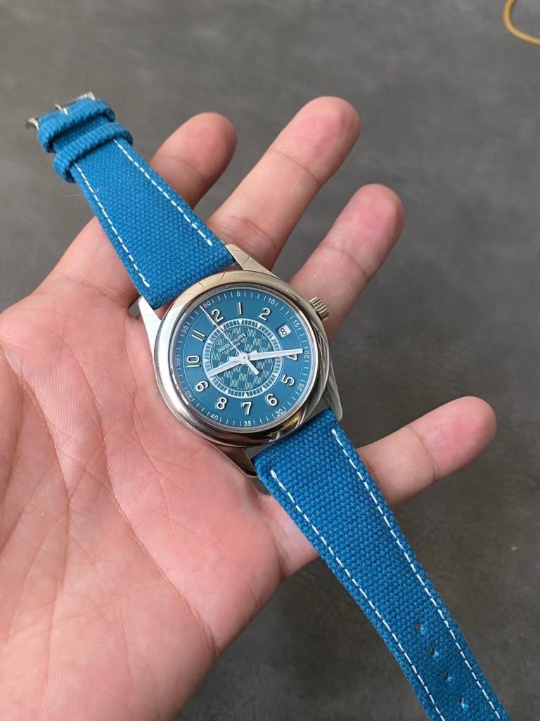 Đồng Hồ Patek Philippe Calatraval 6007 Màu Xanh Dương Xưởng 3K 40mm (1)