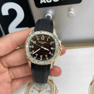 Đồng Hồ Patek Philippe Chế Tác Phủ Vàng Đính Moissanite Aquanaut 5167R 40mm (1)