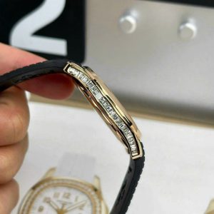 Đồng Hồ Patek Philippe Chế Tác Phủ Vàng Đính Moissanite Aquanaut 5167R 40mm (1)