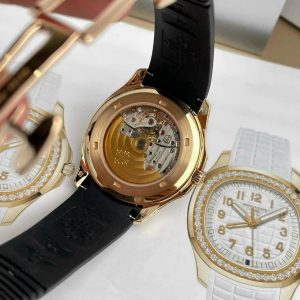 Đồng Hồ Patek Philippe Chế Tác Phủ Vàng Đính Moissanite Aquanaut 5167R 40mm (1)