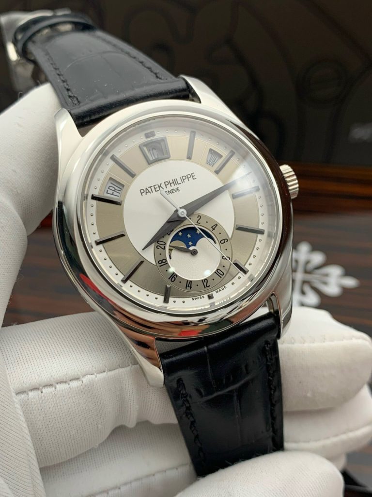Đồng Hồ Patek Philippe Complications 5205G Replica Xưởng KM 40mm