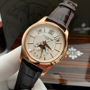 Đồng Hồ Patek Philippe Complications 5205R Nam Dây Da Màu Nâu (2)