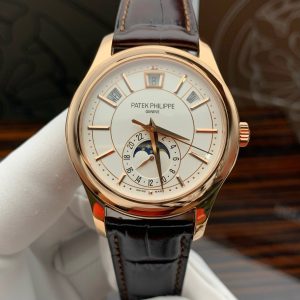 Đồng Hồ Patek Philippe Complications 5205R Nam Dây Da Màu Nâu (2)