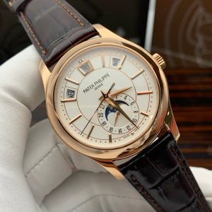 Đồng Hồ Patek Philippe Complications 5205R Nam Dây Da Màu Nâu (2)