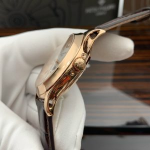 Đồng Hồ Patek Philippe Complications 5205R Nam Dây Da Màu Nâu (2)