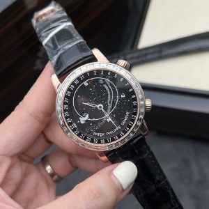 Đồng Hồ Patek Philippe Complications 6104R Vàng Khối Kim Cương Tự Nhiên 44mm (2)