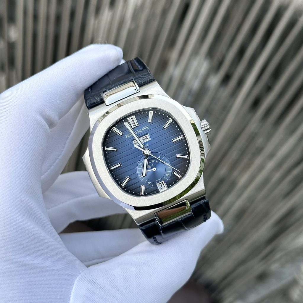 Đồng Hồ Patek Philippe Fake Cao Cấp Nautilus 5726 Dây Da Xưởng GR 40mm (5)