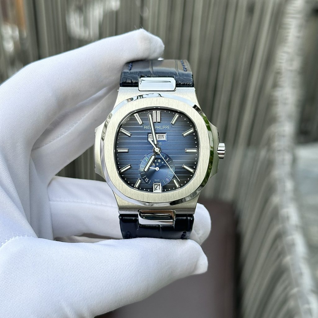 Đồng Hồ Patek Philippe Fake Cao Cấp Nautilus 5726 Dây Da Xưởng GR 40mm (5)