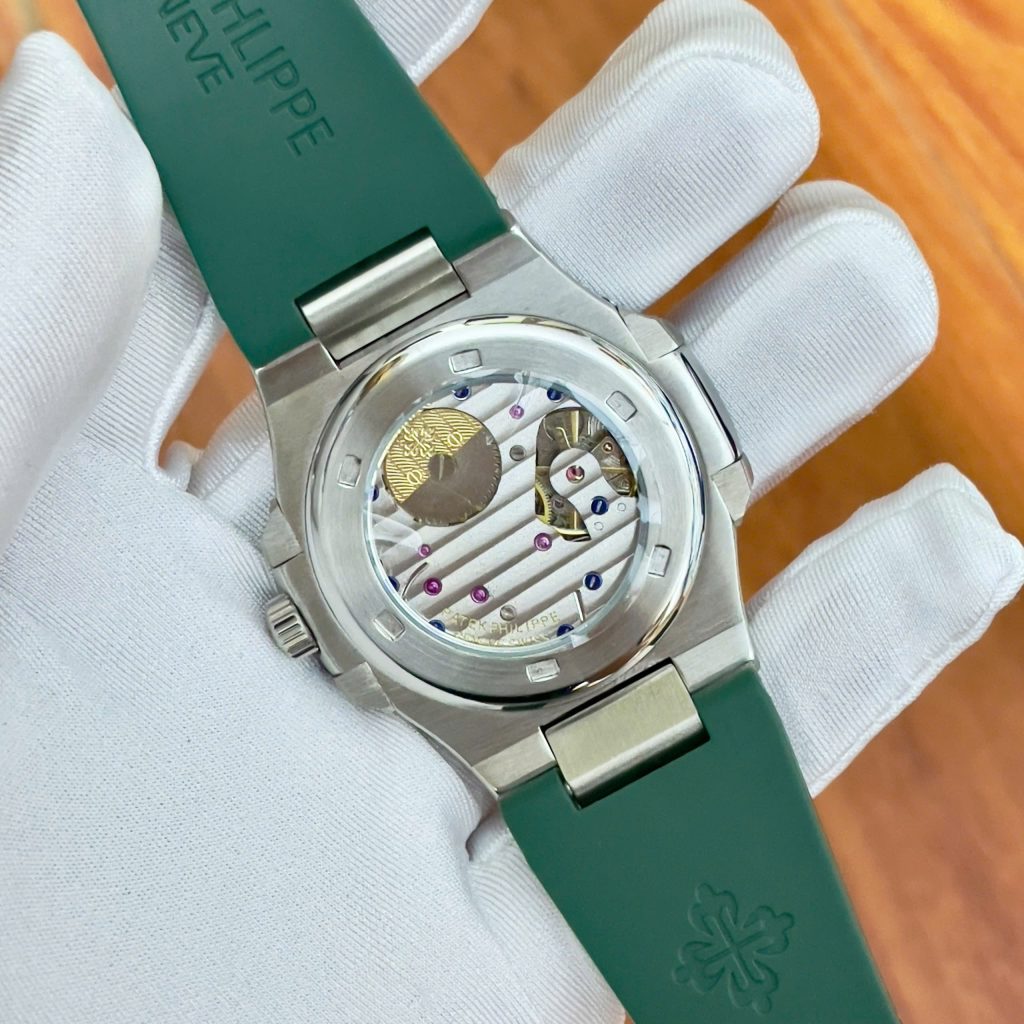 Đồng Hồ Patek Philippe Fake Máy Nhật Nautilus 5724 Màu Xanh Lá 40mm (6)