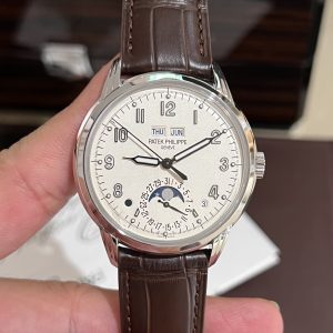 Đồng Hồ Patek Philippe Grand Complication 5320G Mặt Trắng Xưởng GR 40mm (5)