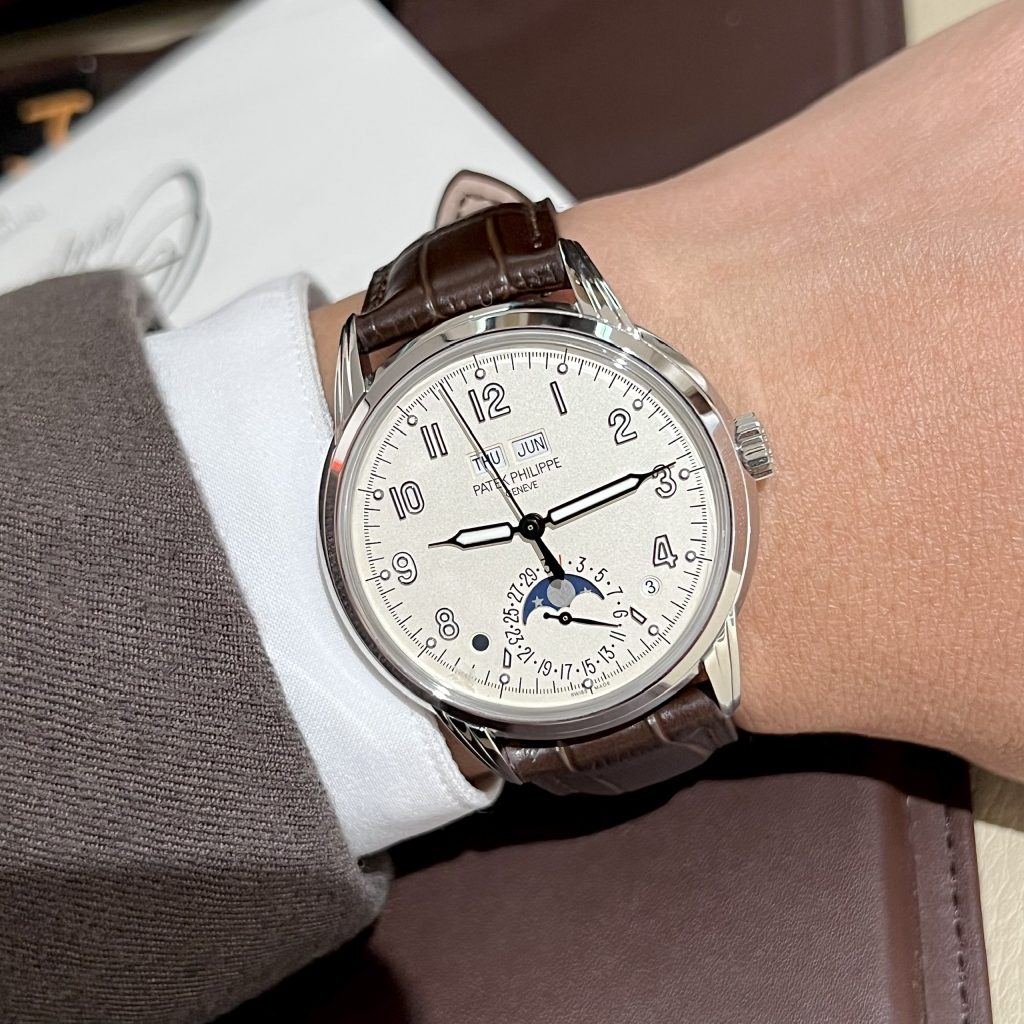 Đồng Hồ Patek Philippe Grand Complication 5320G Mặt Trắng Xưởng GR 40mm (5)