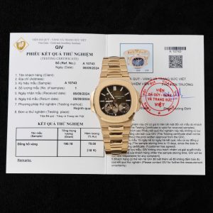 Đồng Hồ Patek Philippe Nautilus 5712R Vàng Nguyên Khối Mặt Chocolate 40mm (2)