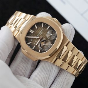 Đồng Hồ Patek Philippe Nautilus 5712R Vàng Nguyên Khối Mặt Chocolate 40mm (2)