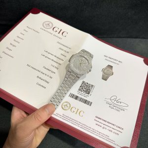 Đồng Hồ Patek Philippe Nautilus 5719 Đính Full Đá Moissanite Hong Kong 40mm (1)