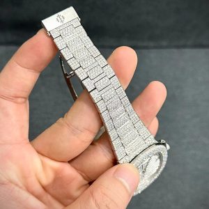 Đồng Hồ Patek Philippe Nautilus 5719 Đính Full Đá Moissanite Hong Kong 40mm (7)