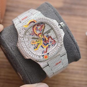 Đồng Hồ Patek Philippe Nautilus 5719 Họa Tiết Rồng Rep 11 40mm (1)