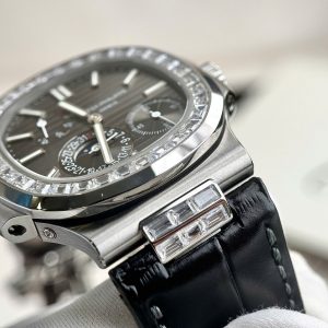 Đồng Hồ Patek Philippe Nautilus 5724G Đính Đá Baguette Xưởng GR 40mm (3)