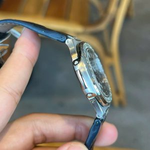 Đồng Hồ Patek Philippe Nautilus 5724G Vàng Trắng 18K Kim Cương Baguette