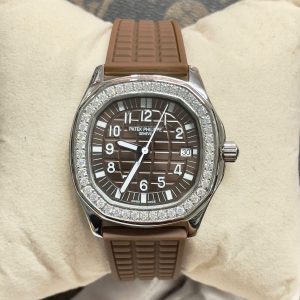 Đồng Hồ Patek Philippe Nữ Dây Cao Su Màu Nâu Aquanaut 5067 Máy Nhật 36mm (2)