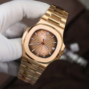 Đồng Hồ Patek Philippe Rep 11 Mặt Nâu Nautilus 5711 Xưởng 3K 40mm
