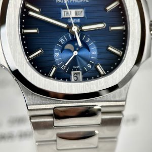 Đồng Hồ Patek Philippe Replica Cao Cấp Nautilus 5726 Xưởng PPF Mặt Xanh Blue (2)