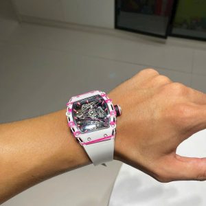 Đồng Hồ Richard Mille 38-02 Carbon Tourbillon Chế Tác Cao Cấp 43x50mm (1)