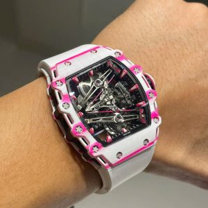 Đồng Hồ Richard Mille 38-02 Carbon Tourbillon Chế Tác Cao Cấp 43x50mm (1)