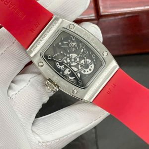 Đồng Hồ Richard Mille Nữ Dây Cao Su Fake Máy Nhật RM007 36mm (1)