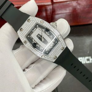 Đồng Hồ Richard Mille Nữ Đính Đá Máy Pin Fake Cao Cấp RM007 36mm (1)