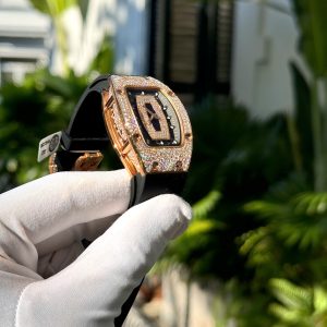 Đồng Hồ Richard Mille RM007 Chế Tác Đính Full Moissanite Hong Kong 32x46mm (2)