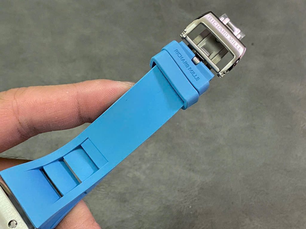 Đồng Hồ Richard Mille RM010 Replica Cao Cấp Màu Xanh Dương 40mm (1)