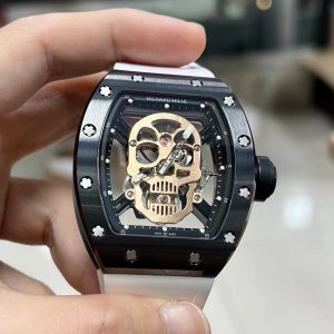 Đồng Hồ Richard Mille RM052 Tourbillon Vỏ Gốm Đen Replica 45mm (1)